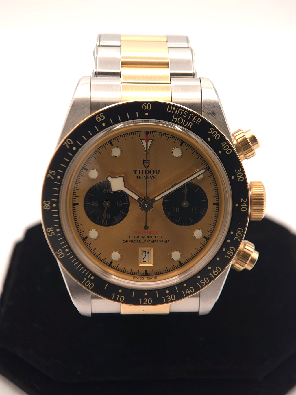 Tudor Black Bay Chrono S&G 41mm Black Dial Steel & Gold (Ref: 79363N) - Full Set