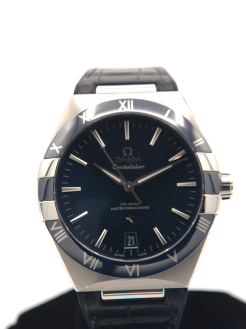 Omega Constellation Co-Axial Master Chronometer 41mm Blue Dial (Ref: 131.33.41.21.03.001) - Full Set