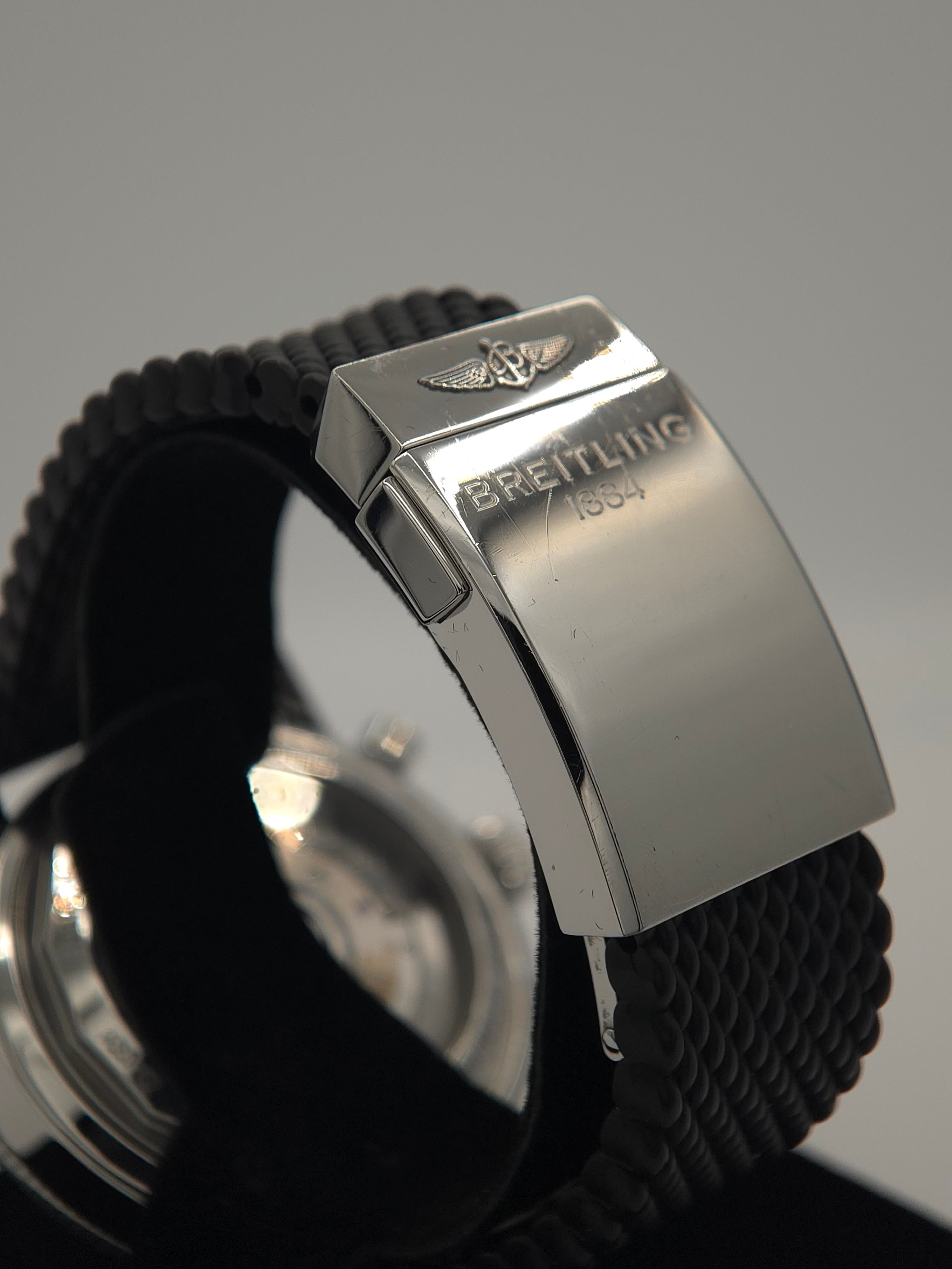 Breitling Superocean Heritage B01 Chronograph 44 Silver Dial Full Set (Ref: AB0162121G1A1)