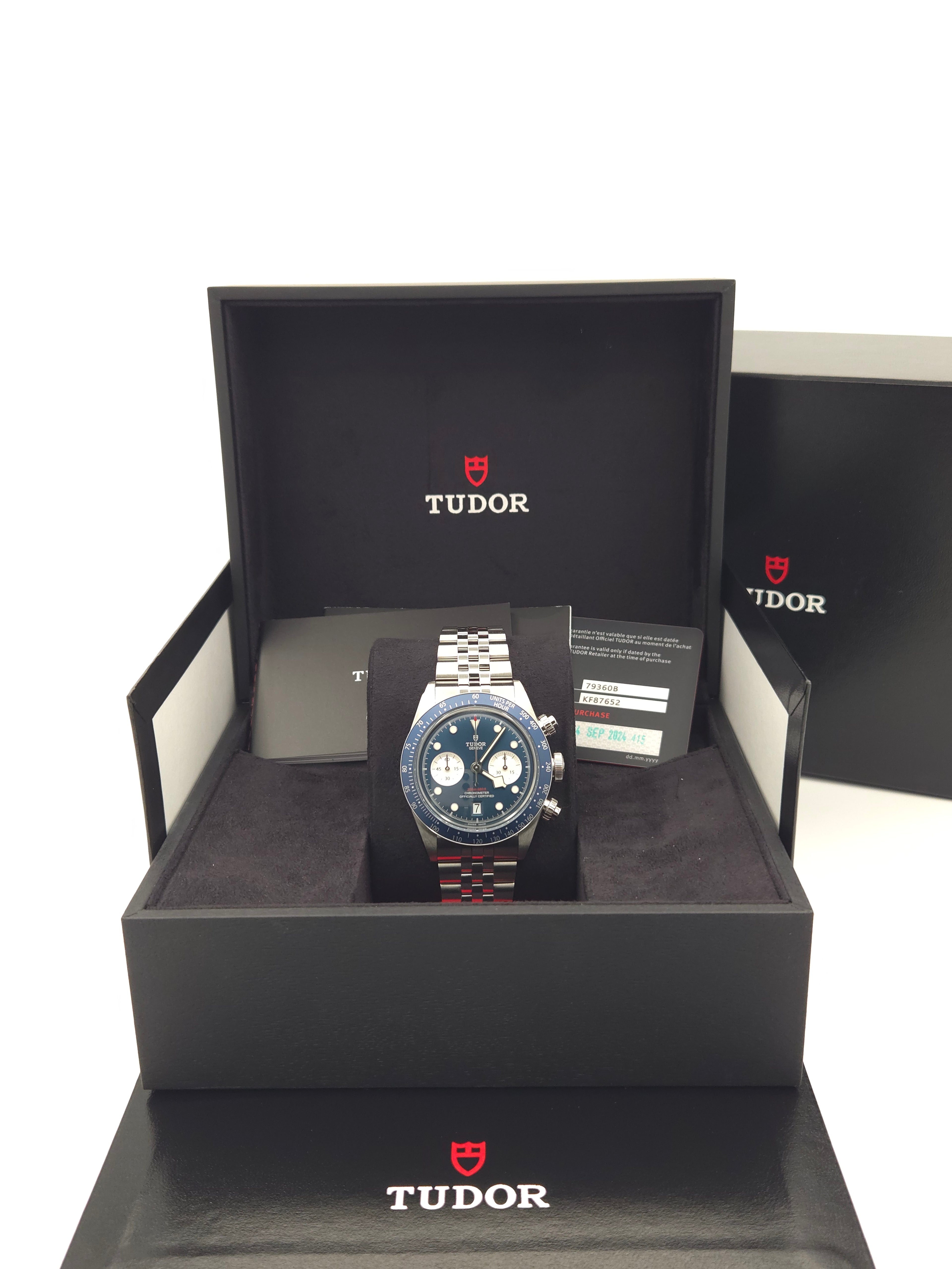 Tudor Black Bay Chrono "Blue" Boutique Edition 41mm M79360B (2024 Full Set)