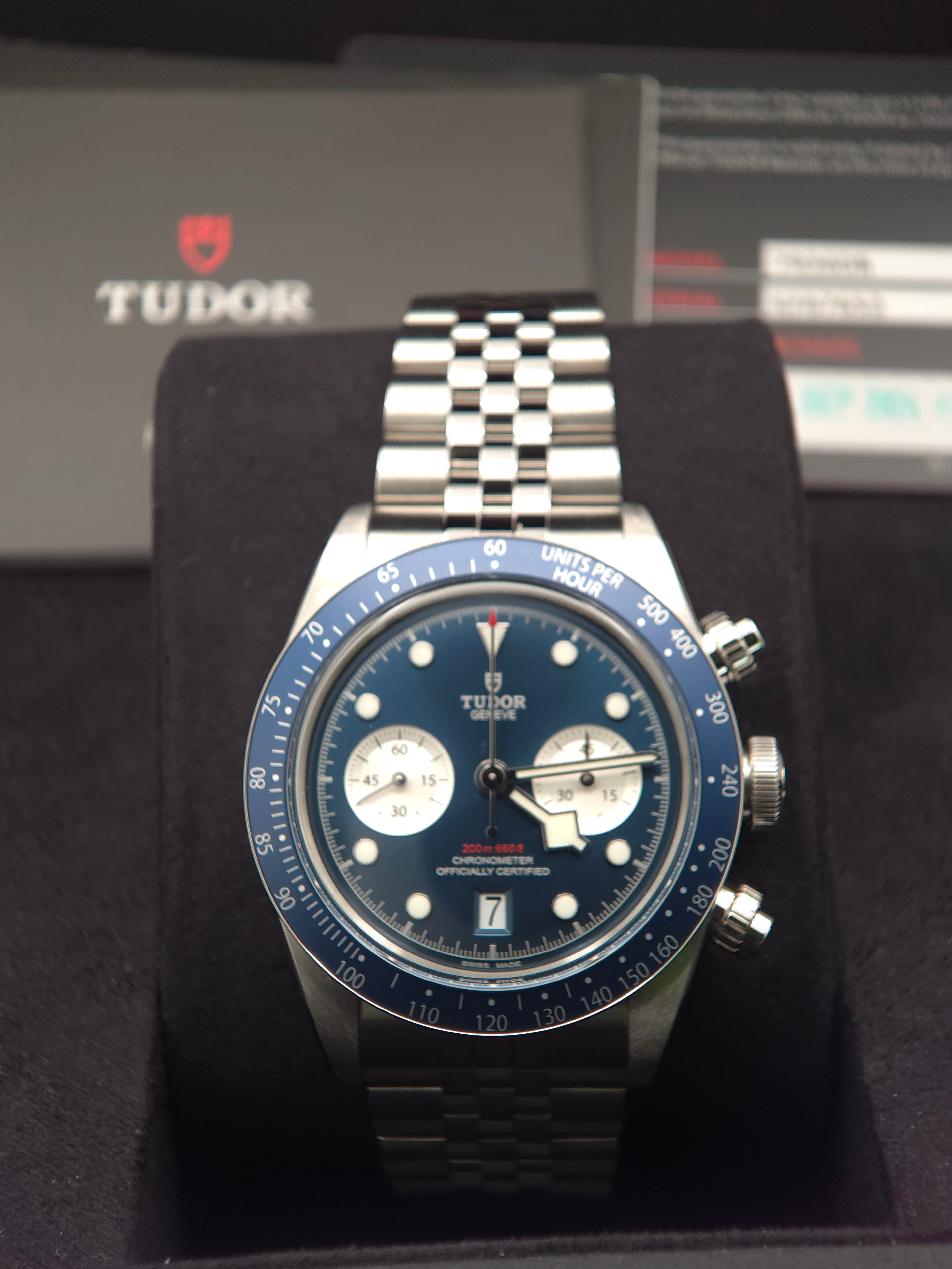 Tudor Black Bay Chrono "Blue" Boutique Edition 41mm M79360B (2024 Full Set)