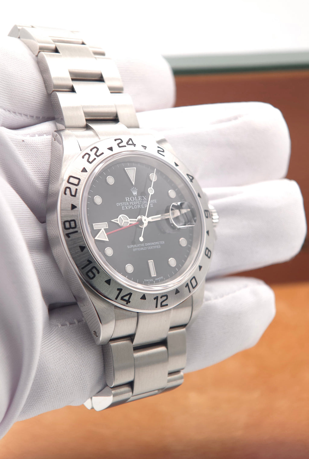 Rolex Explorer II 40mm 16570 Black Dial (July 2000 Full Set | A-Serial)