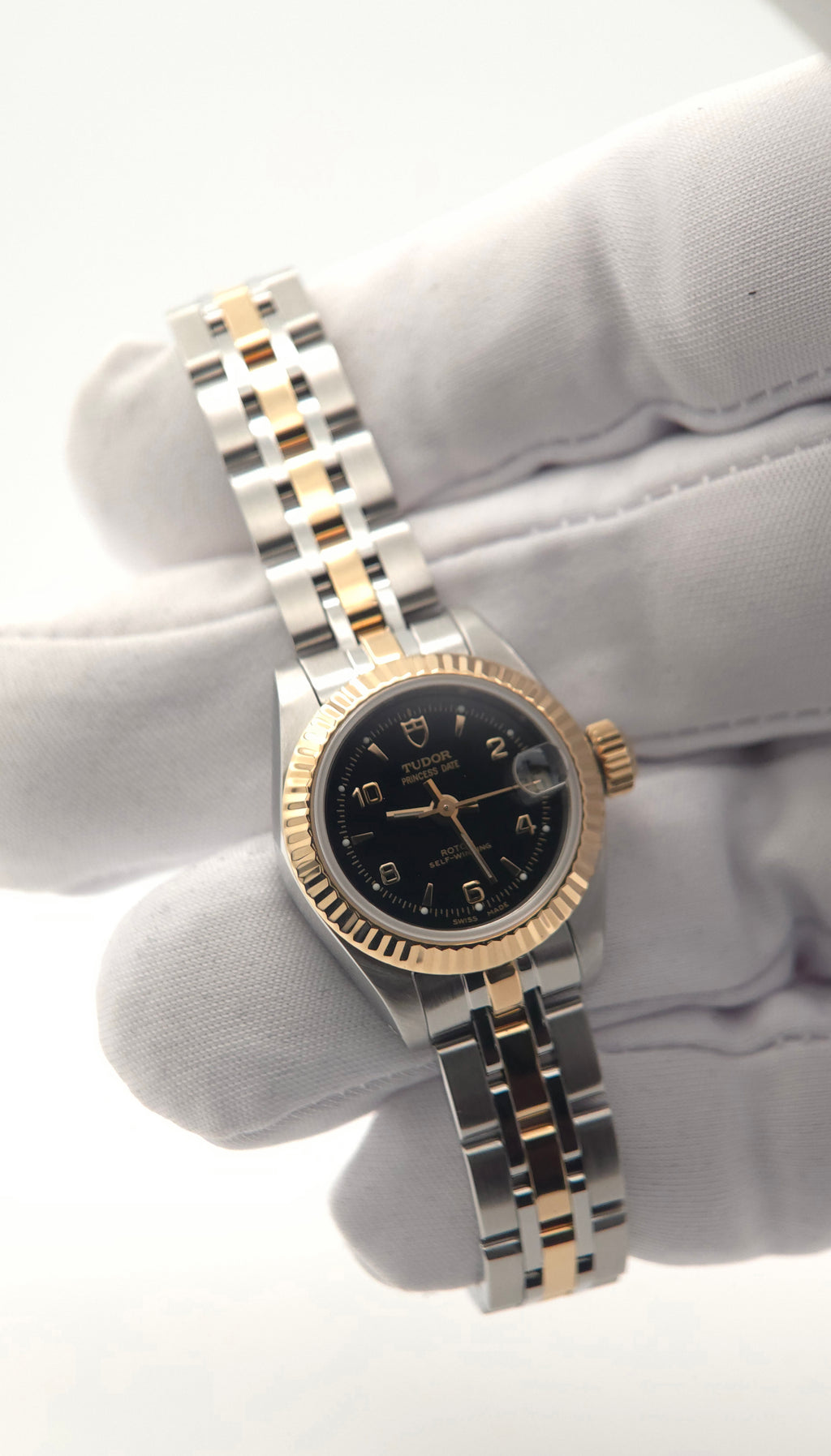 Tudor Princess Date 23mm 92513 Two-Tone (2004 Full Set | Case Back Sticker & Purchase Receipt)