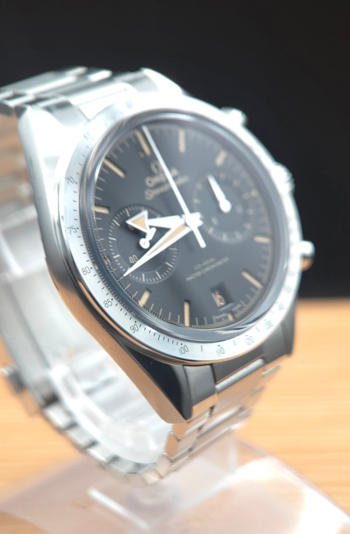 Omega Speedmaster '57 Black Dial Manual Chrono 332.10.41.51.01.001 (Box & Papers | 7" Wrist)