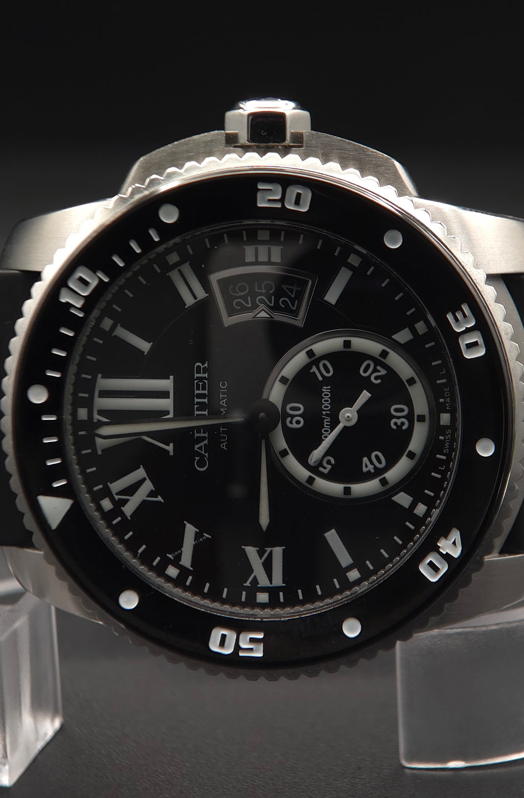 Cartier Calibre de Cartier Diver 42mm Steel Black Dial – Ref. W7100056 (2017 Full Set)