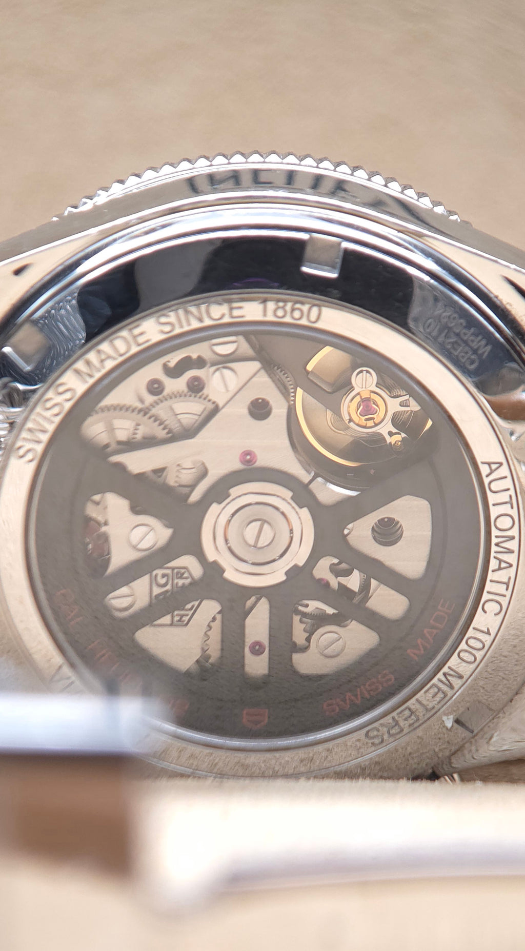 TAG Heuer Heritage Autavia Calibre Heuer 02 42mm CBE2110.BA0687 (2018 Full Set + Extra OEM Black Rubber Strap)