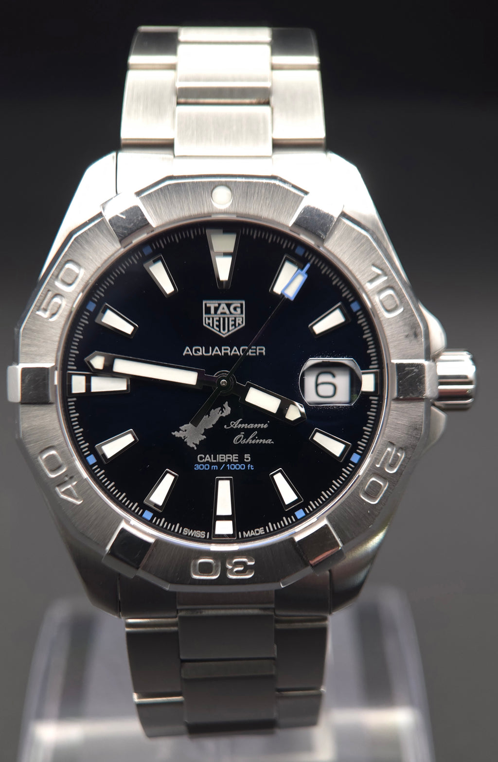TAG Heuer Aquaracer 41mm "Amami Oshima" Limited Edition Ref. WBD2117.BA0928 (#118/500) – Box & Card