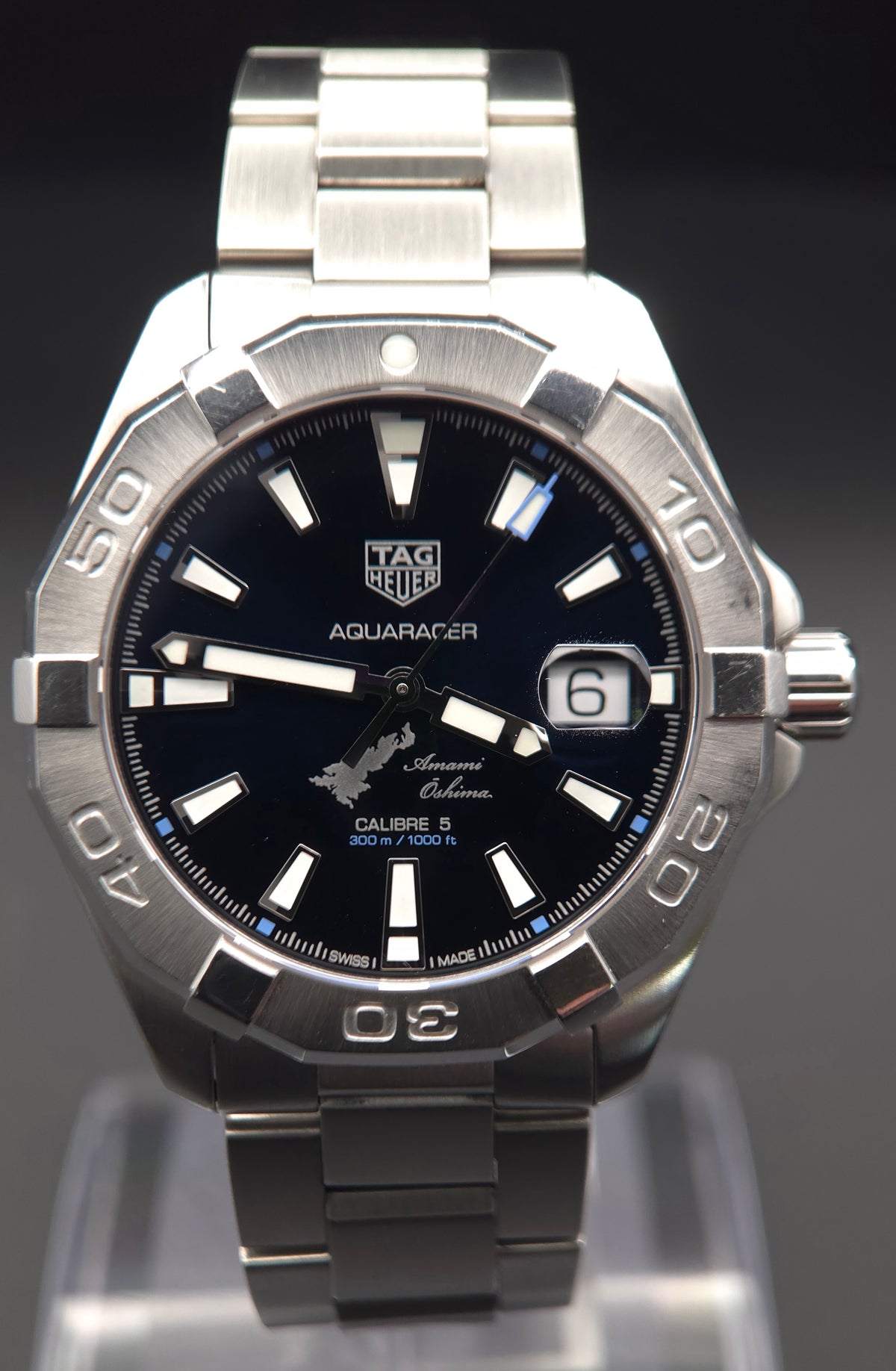 TAG Heuer Aquaracer 41mm "Amami Oshima" Limited Edition Ref. WBD2117.BA0928 (#118/500) – Box & Card