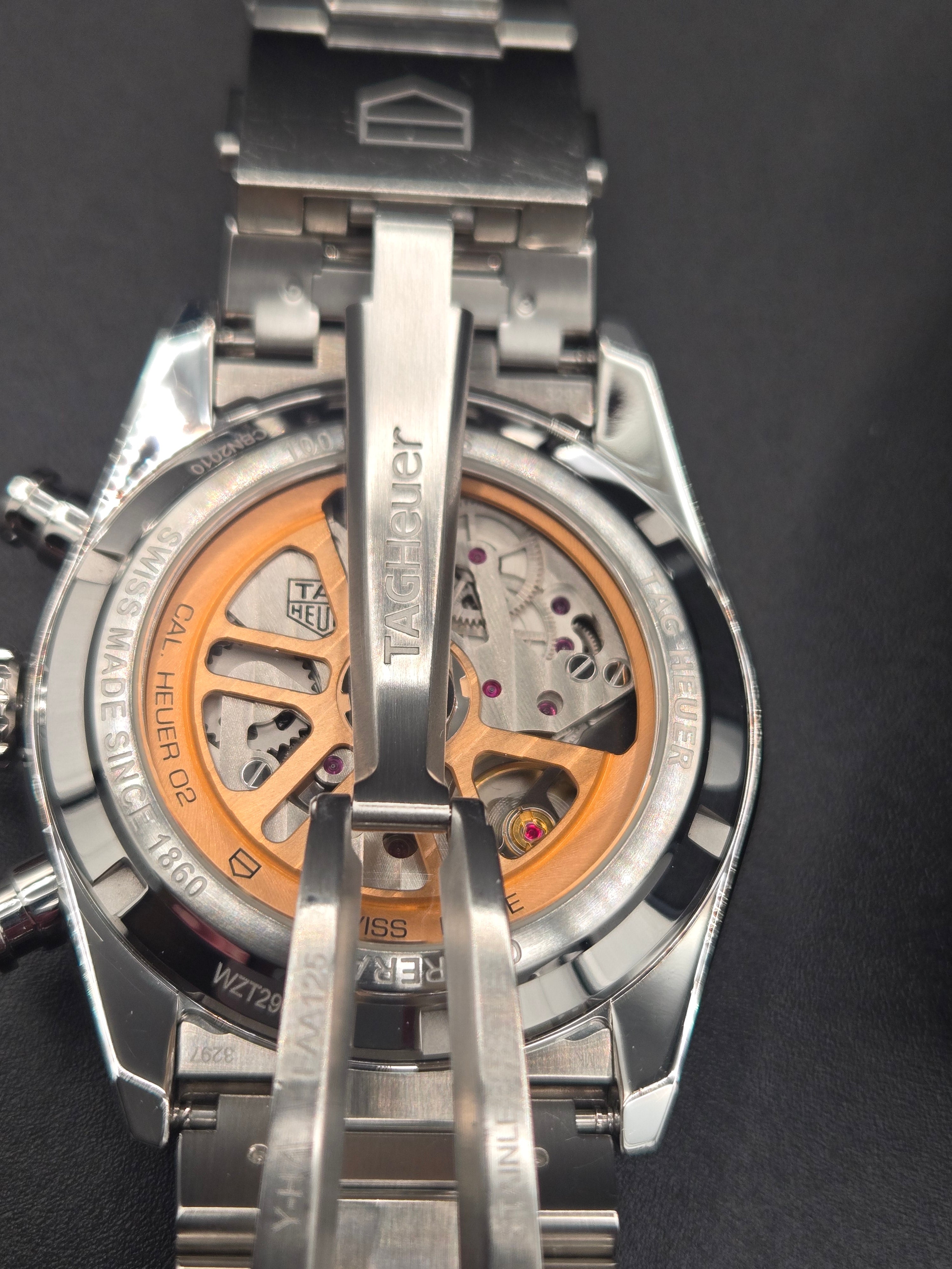 TAG Heuer Carrera Chronograph 42mm Black Dial Heuer 02 Full Set (Ref: CBN2010.BA0642)