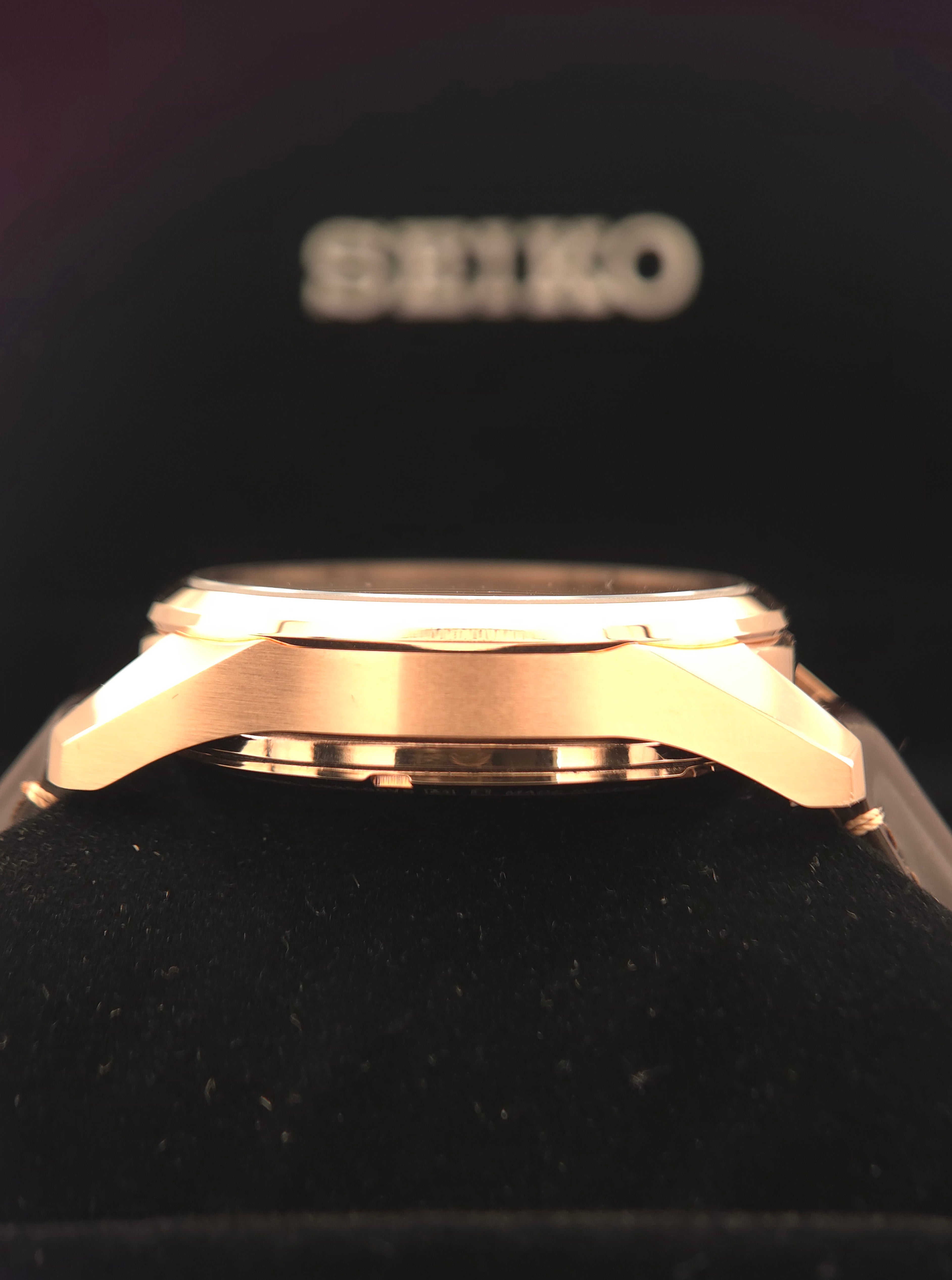 Seiko Presage Sharp Edged Series "Susutake" Rose Gold 39mm SPB170J1 (Like New | Full Set)