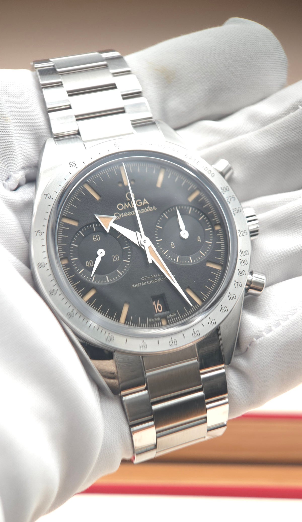 Omega Speedmaster '57 Black Dial Manual Chrono 332.10.41.51.01.001 (Box & Papers | 7" Wrist)