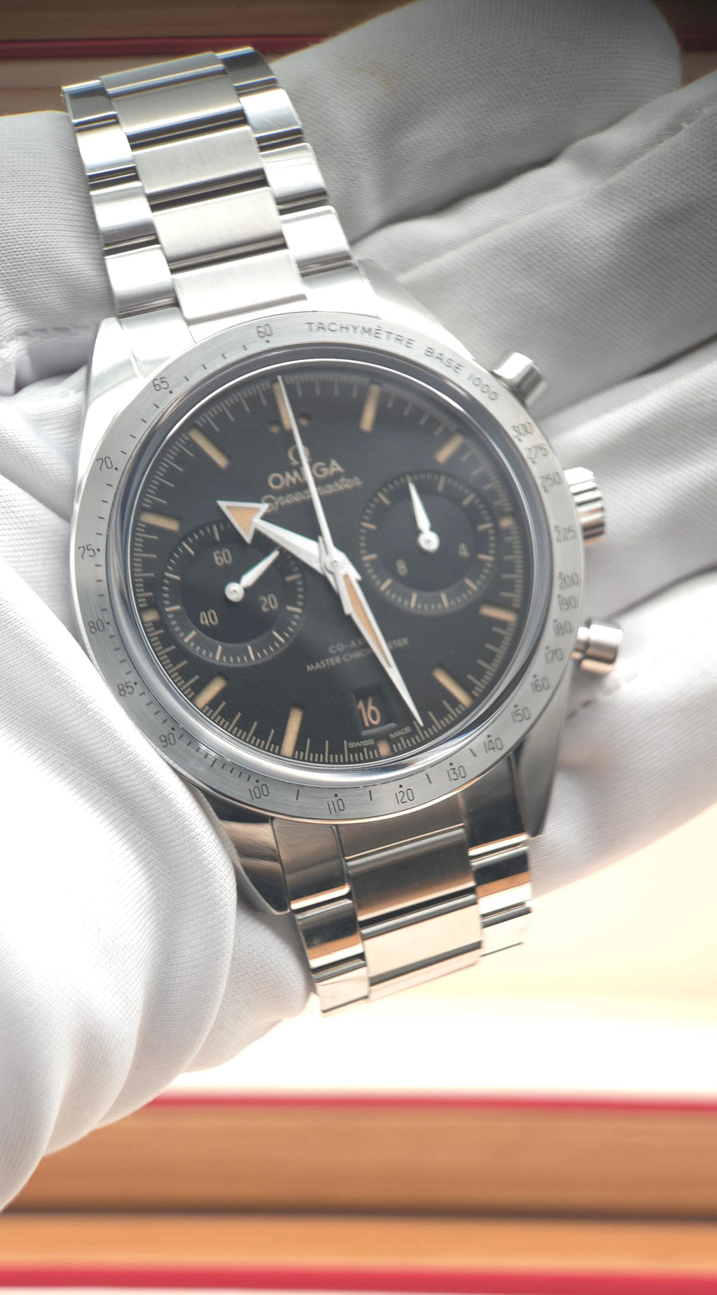 Omega Speedmaster '57 Black Dial Manual Chrono 332.10.41.51.01.001 (Box & Papers | 7" Wrist)