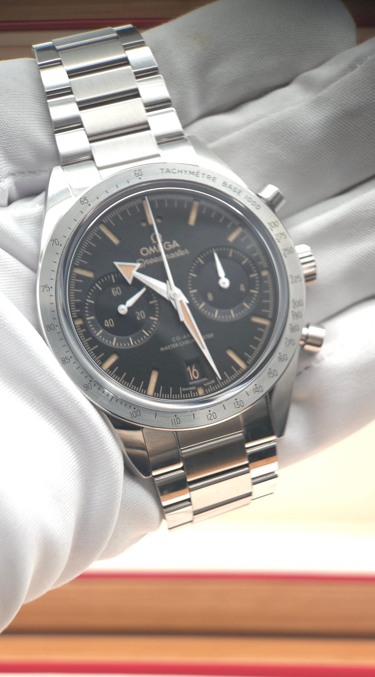 Omega Speedmaster '57 Black Dial Manual Chrono 332.10.41.51.01.001 (Box & Papers | 7" Wrist)