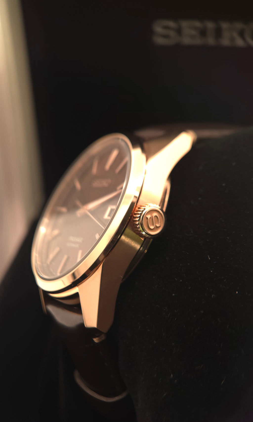 Seiko Presage Sharp Edged Series "Susutake" Rose Gold 39mm SPB170J1 (Like New | Full Set)