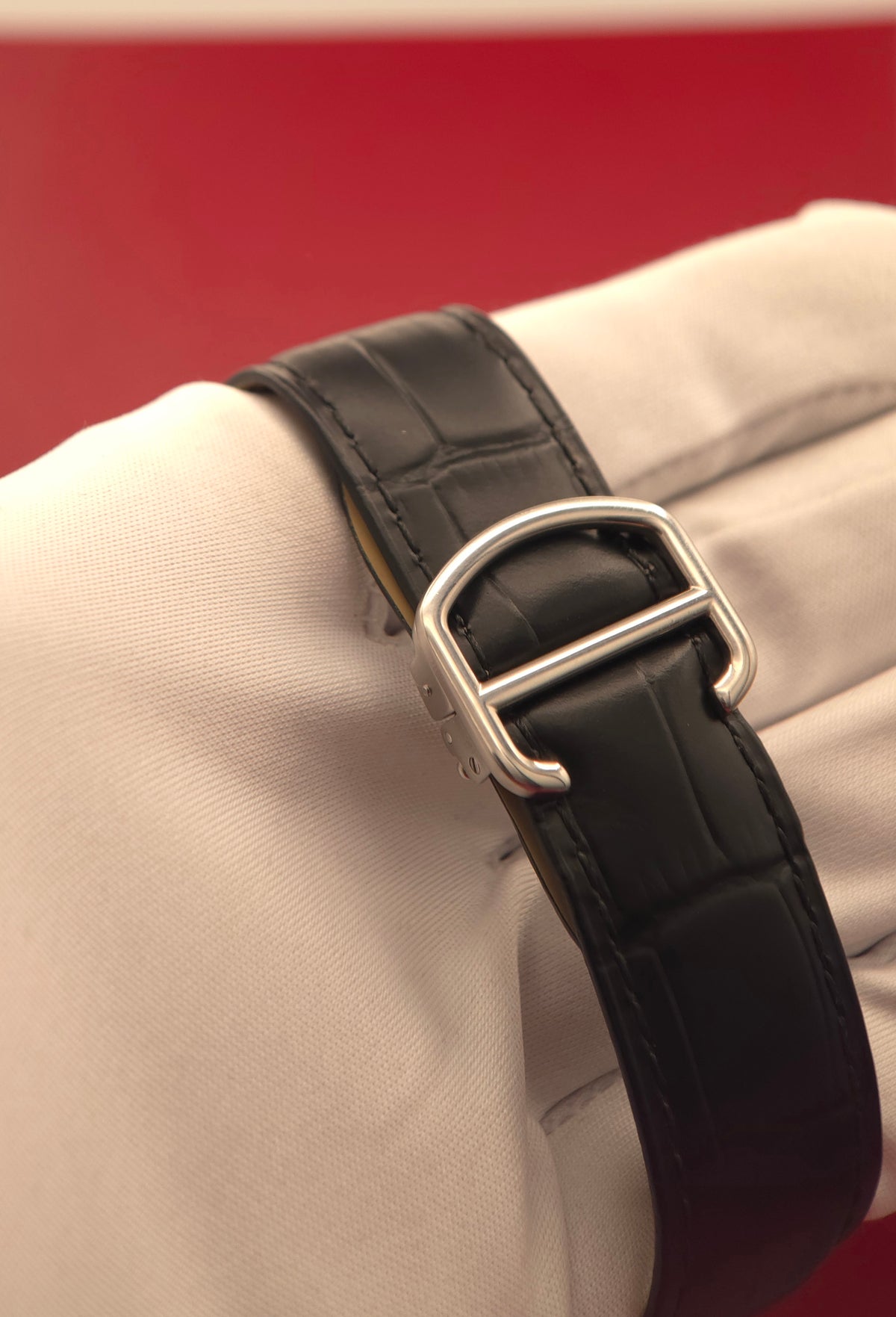 Cartier Tank MC Automatic 34.3mm Steel Silver Dial W5330003 (September 2013 Box & Papers)