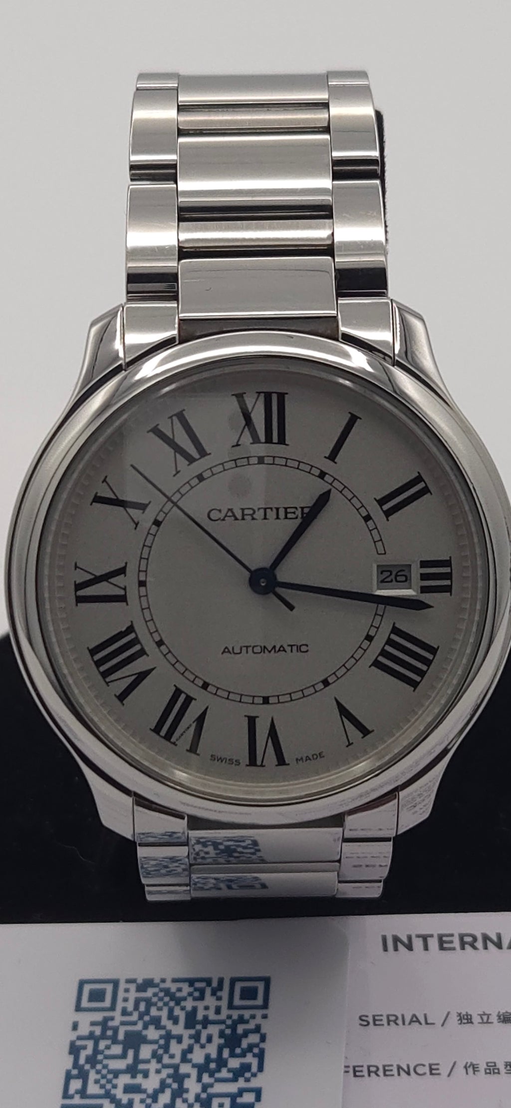 Cartier Ronde Must de Cartier 40mm White Dial WSRN0035 (2022 Warranty Card Only)