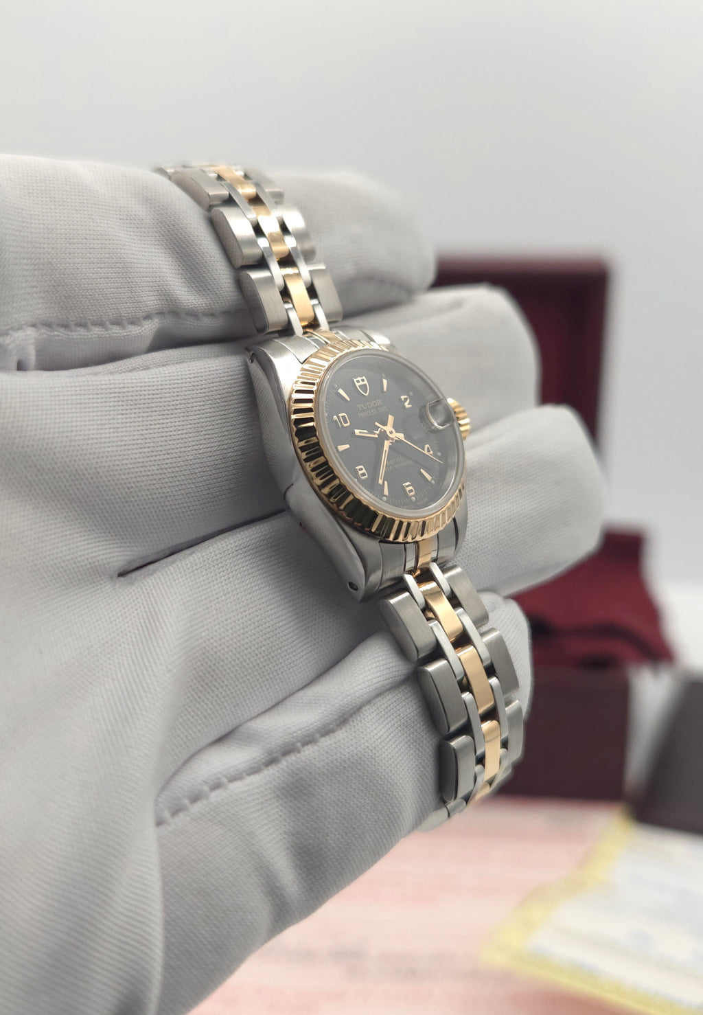 Tudor Princess Date 23mm 92513 Two-Tone (2004 Full Set | Case Back Sticker & Purchase Receipt)
