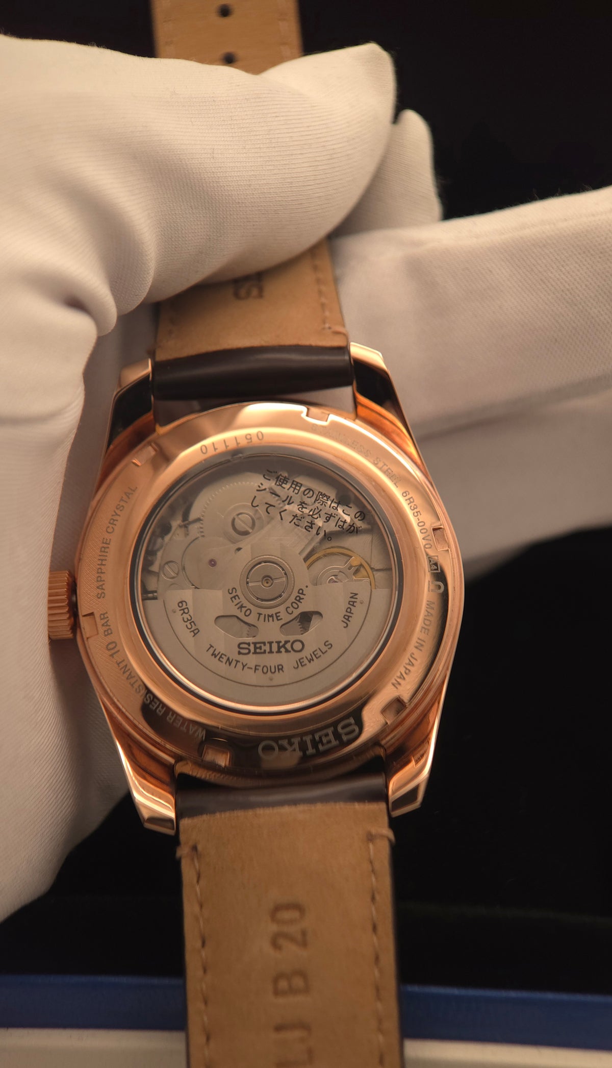 Seiko Presage Sharp Edged Series "Susutake" Rose Gold 39mm SPB170J1 (Like New | Full Set)