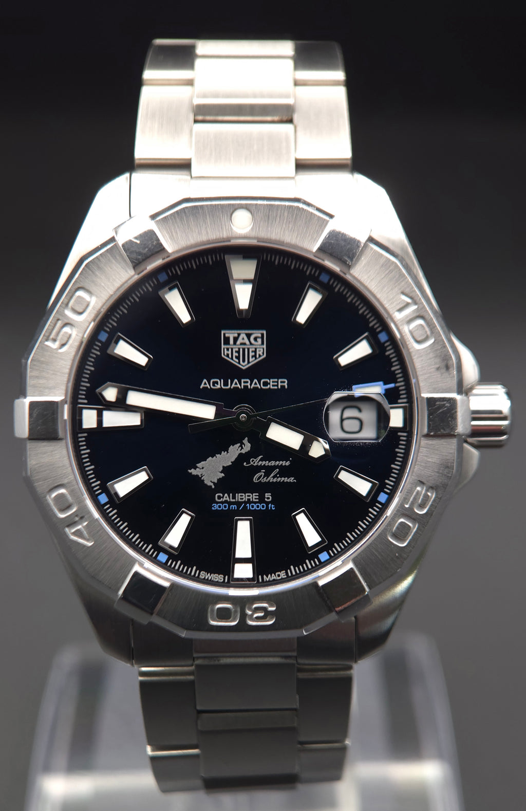 TAG Heuer Aquaracer 41mm "Amami Oshima" Limited Edition Ref. WBD2117.BA0928 (#118/500) – Box & Card