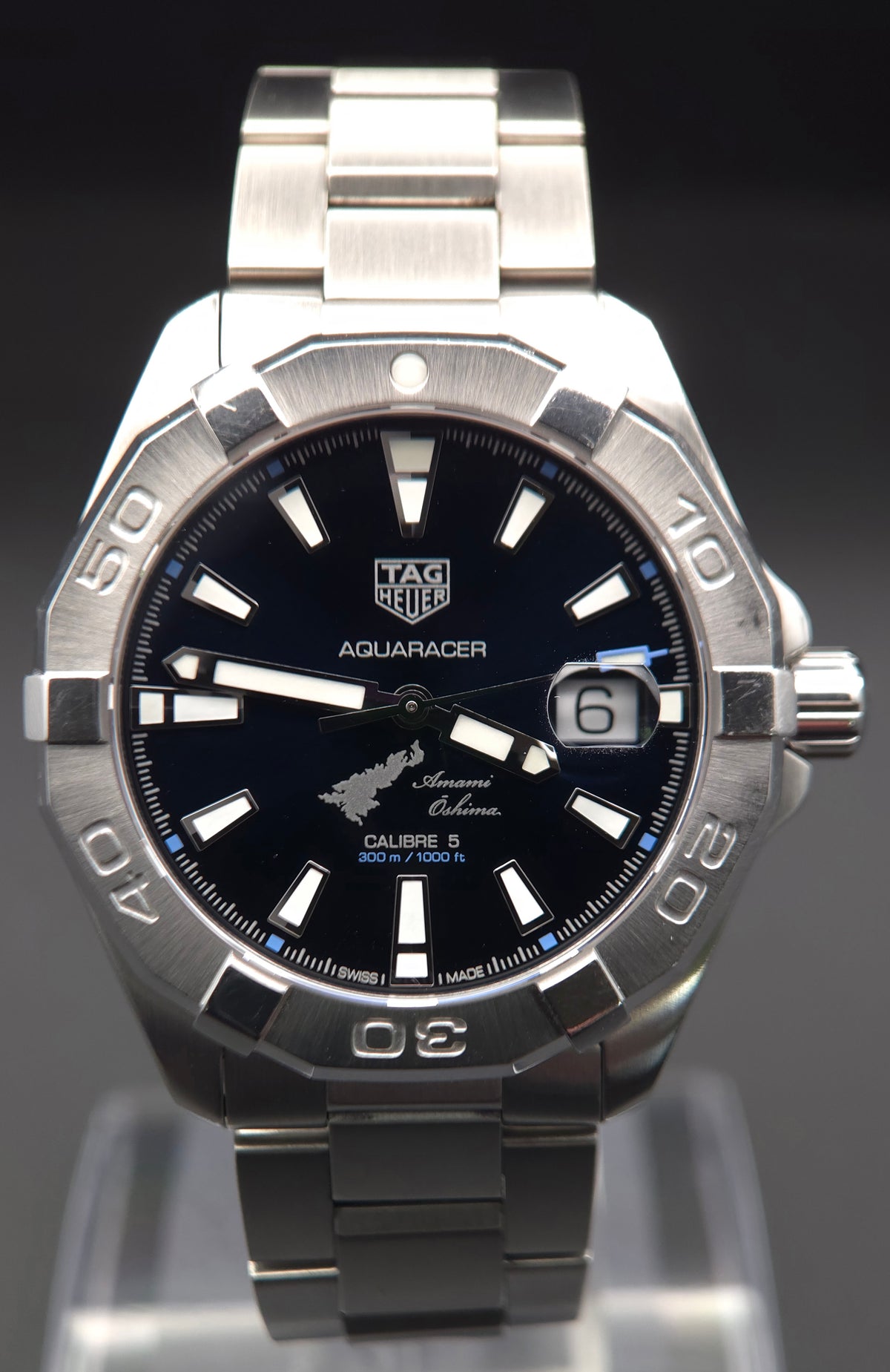 TAG Heuer Aquaracer 41mm "Amami Oshima" Limited Edition Ref. WBD2117.BA0928 (#118/500) – Box & Card