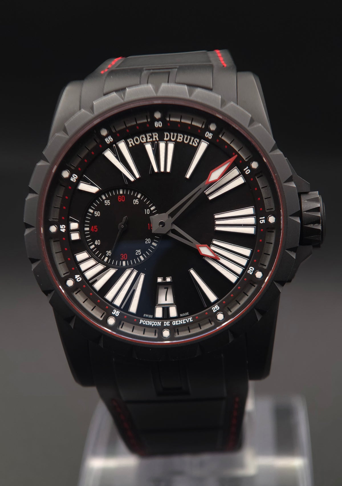 Roger Dubuis Excalibur 45 Black DLC Titanium Ref. DBEX0542 (Full Set 2017)