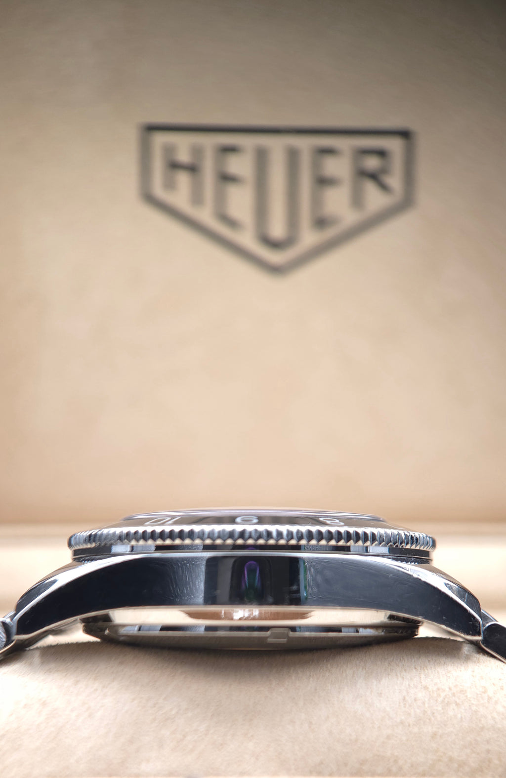 TAG Heuer Heritage Autavia Calibre Heuer 02 42mm CBE2110.BA0687 (2018 Full Set + Extra OEM Black Rubber Strap)