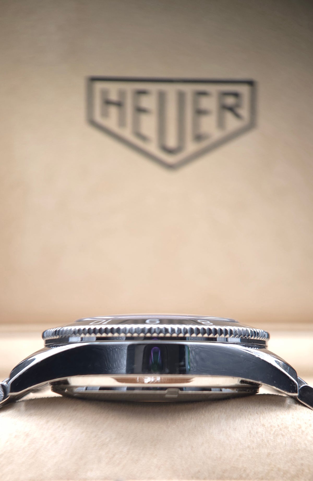 TAG Heuer Heritage Autavia Calibre Heuer 02 42mm CBE2110.BA0687 (2018 Full Set + Extra OEM Black Rubber Strap)