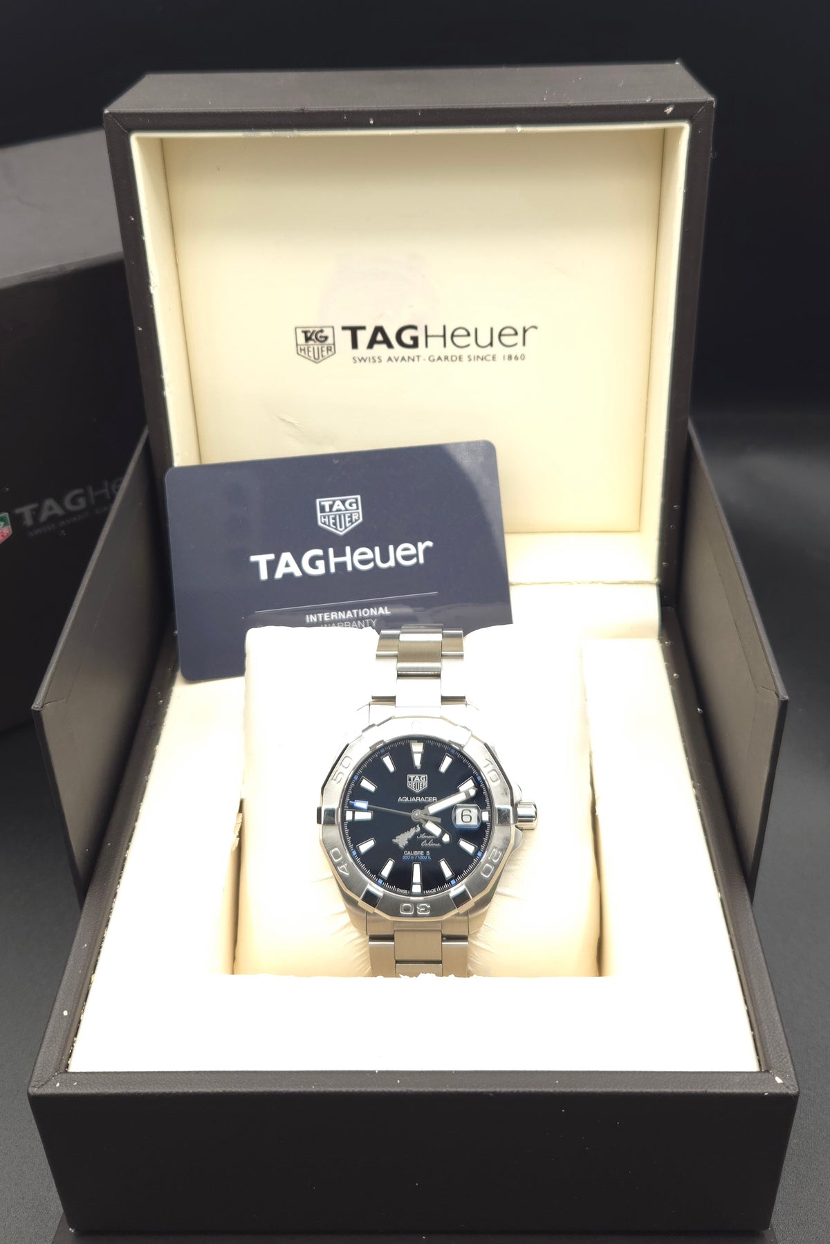 TAG Heuer Aquaracer 41mm "Amami Oshima" Limited Edition Ref. WBD2117.BA0928 (#118/500) – Box & Card