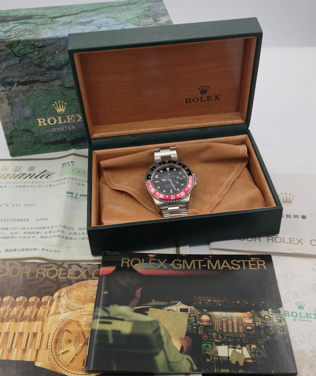 Rolex GMT-Master II "Coke" 16710 (September 2000 Full Set | A-Serial)