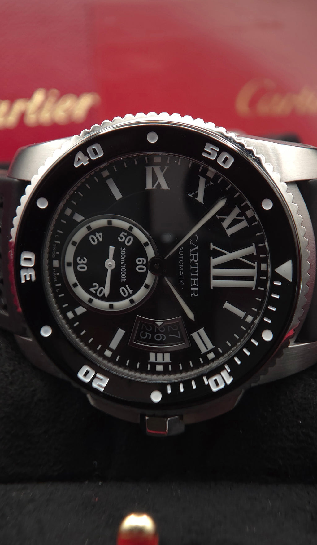 Cartier Calibre de Cartier Diver 42mm Steel Black Dial – Ref. W7100056 (2017 Full Set)