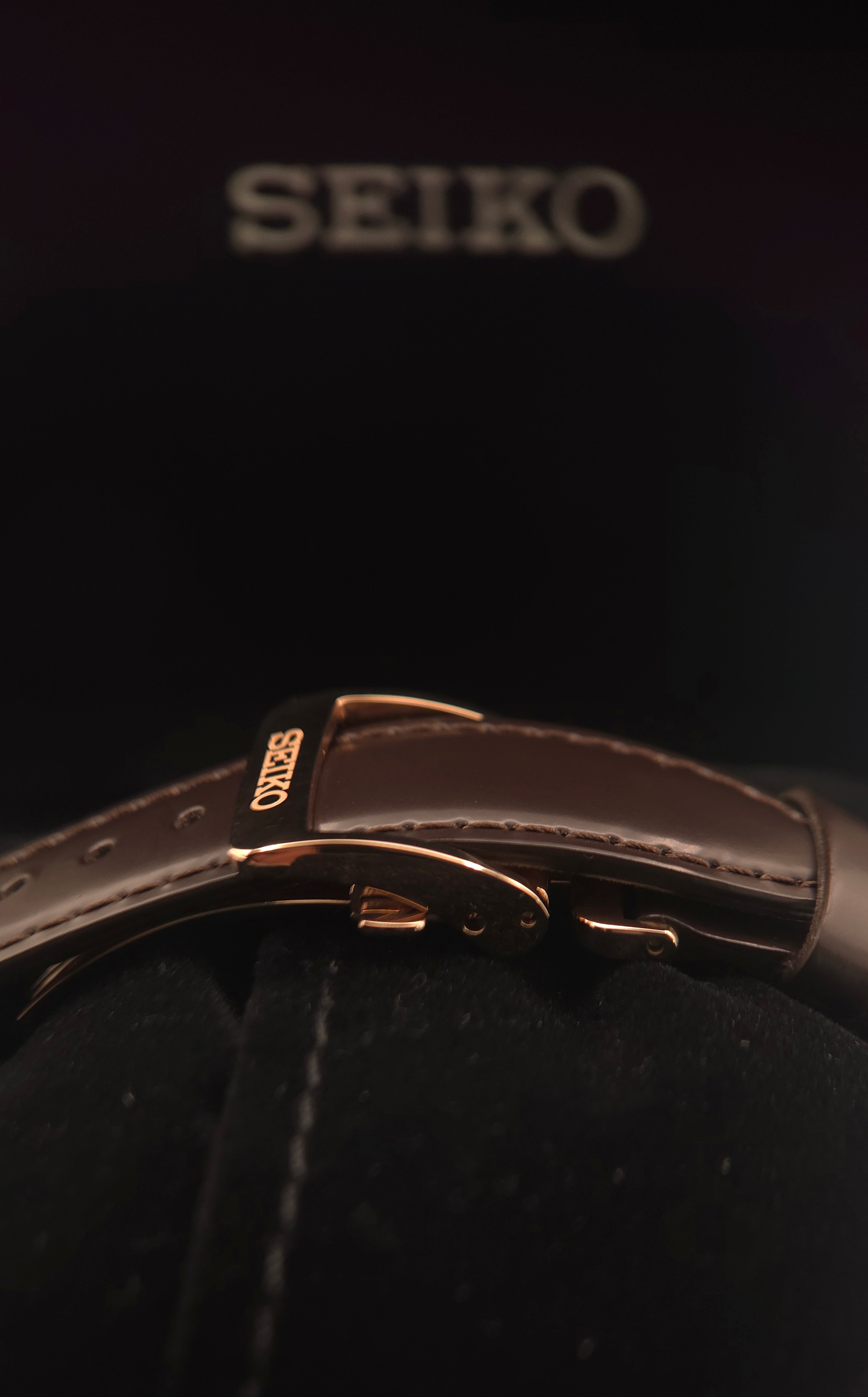 Seiko Presage Sharp Edged Series "Susutake" Rose Gold 39mm SPB170J1 (Like New | Full Set)