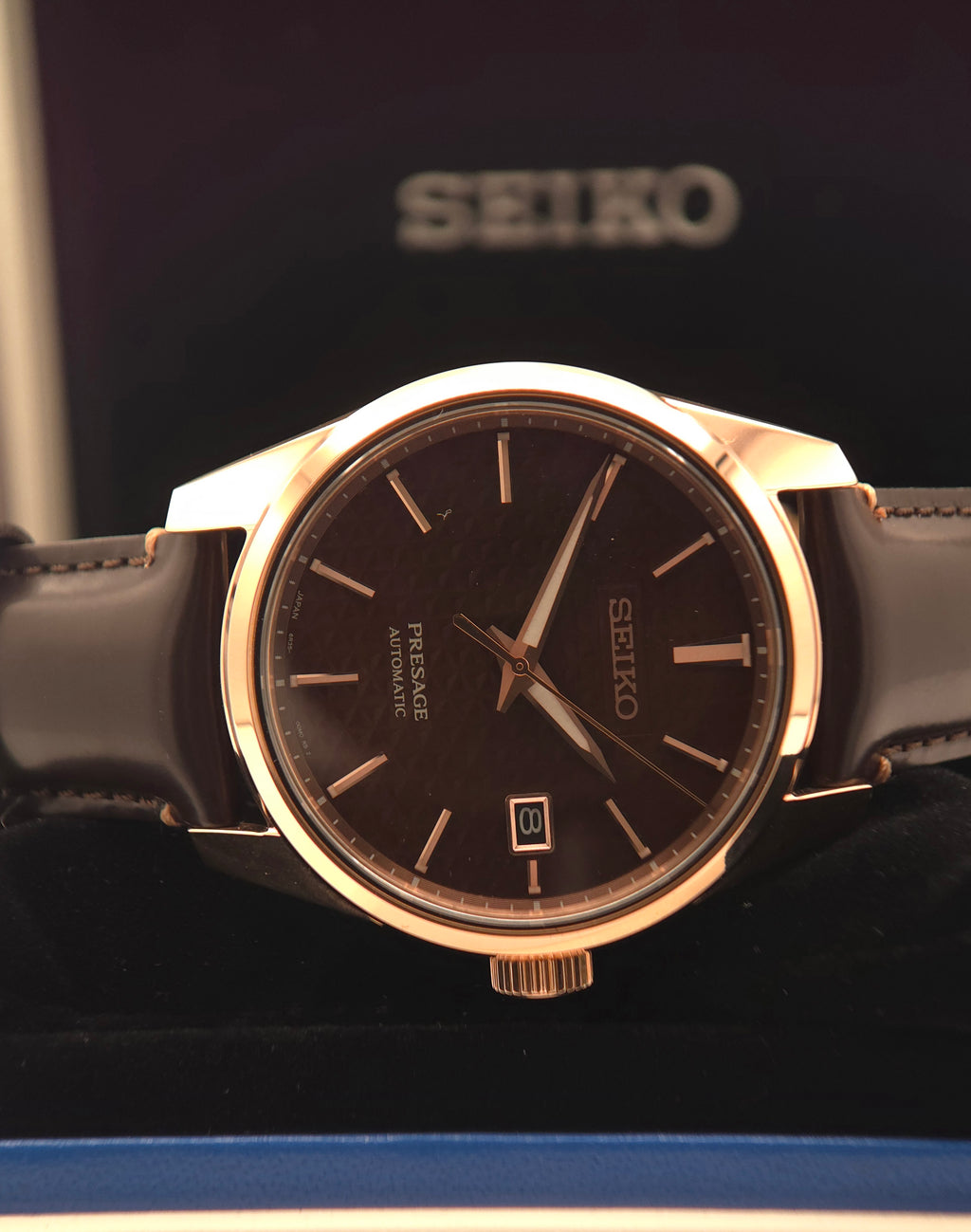 Seiko Presage Sharp Edged Series "Susutake" Rose Gold 39mm SPB170J1 (Like New | Full Set)