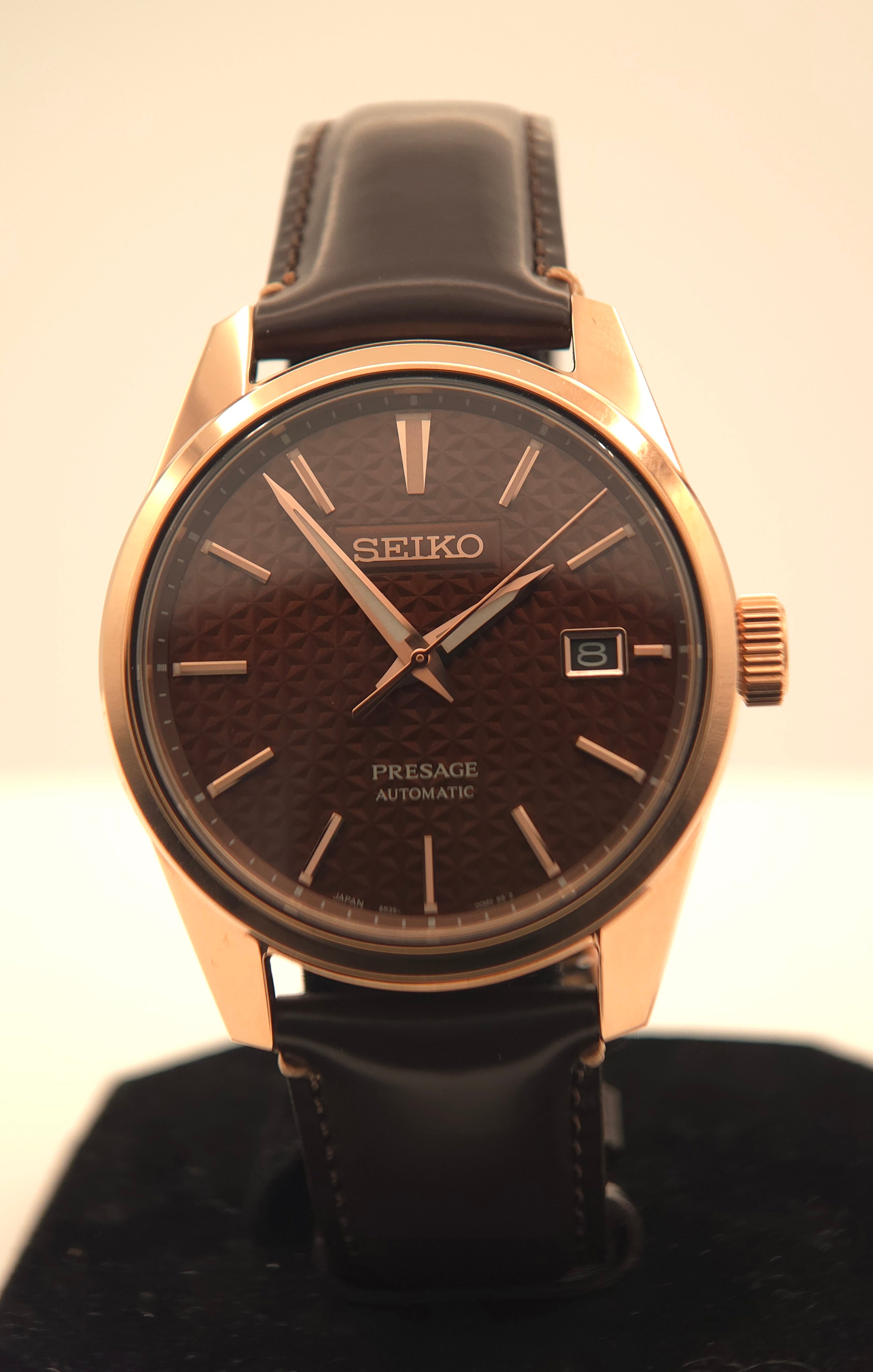 Seiko Presage Sharp Edged Series "Susutake" Rose Gold 39mm SPB170J1 (Like New | Full Set)