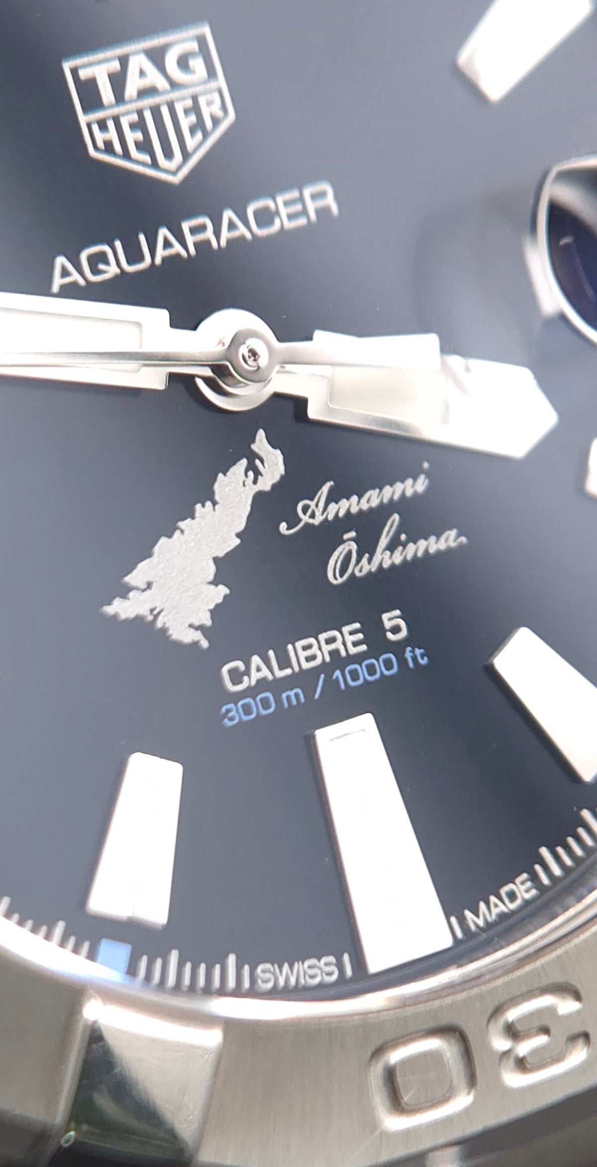 TAG Heuer Aquaracer 41mm "Amami Oshima" Limited Edition Ref. WBD2117.BA0928 (#118/500) – Box & Card