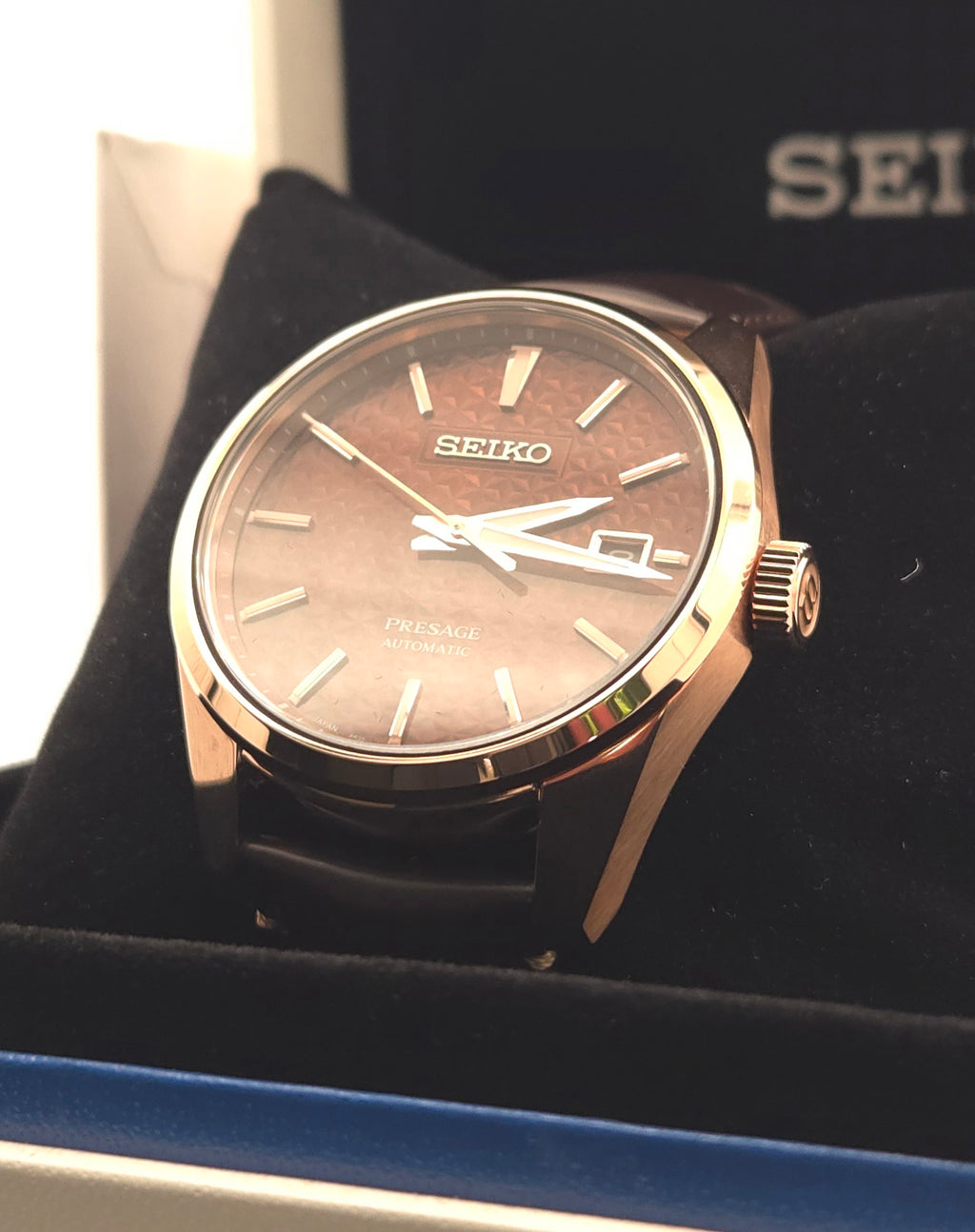 Seiko Presage Sharp Edged Series "Susutake" Rose Gold 39mm SPB170J1 (Like New | Full Set)