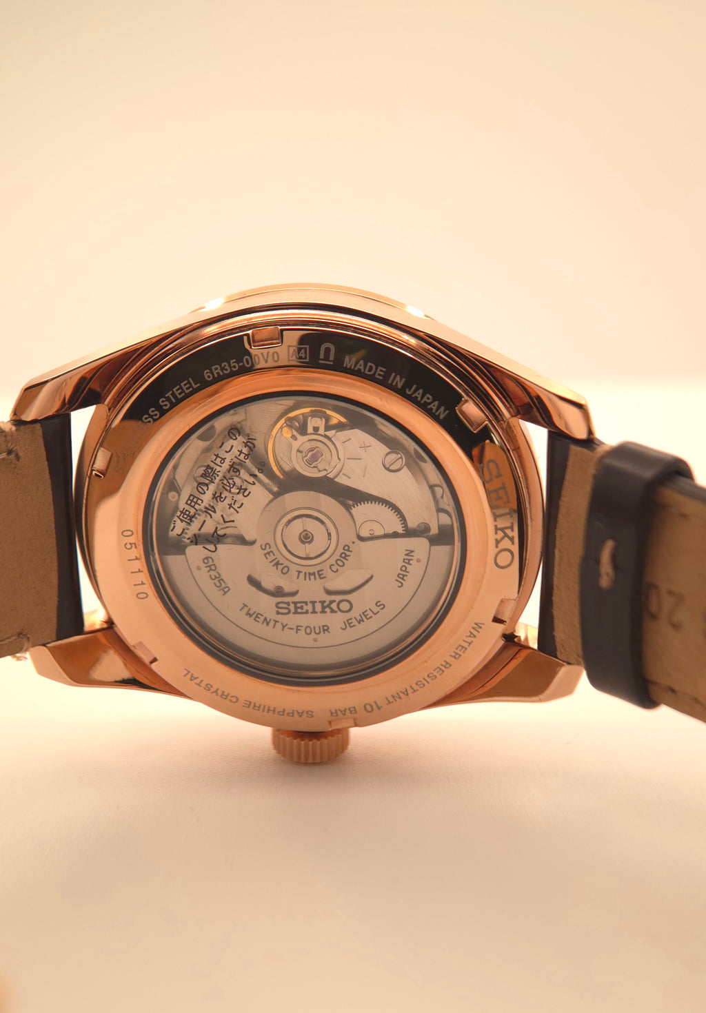 Seiko Presage Sharp Edged Series "Susutake" Rose Gold 39mm SPB170J1 (Like New | Full Set)