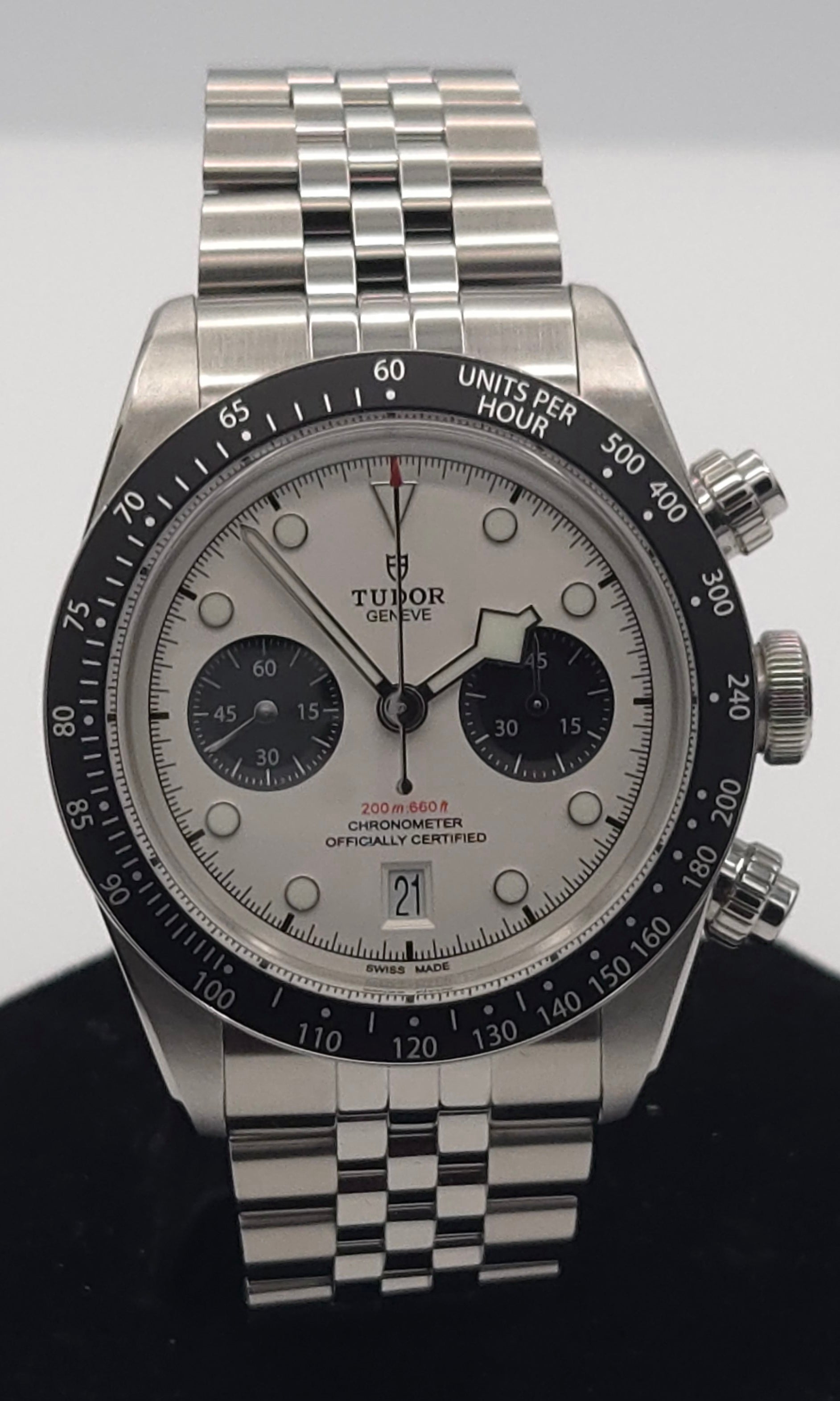 Tudor Black Bay Chrono "Panda" Opaline Dial 41mm 5-Link M79360N-0014 (November 2025 Full Set)