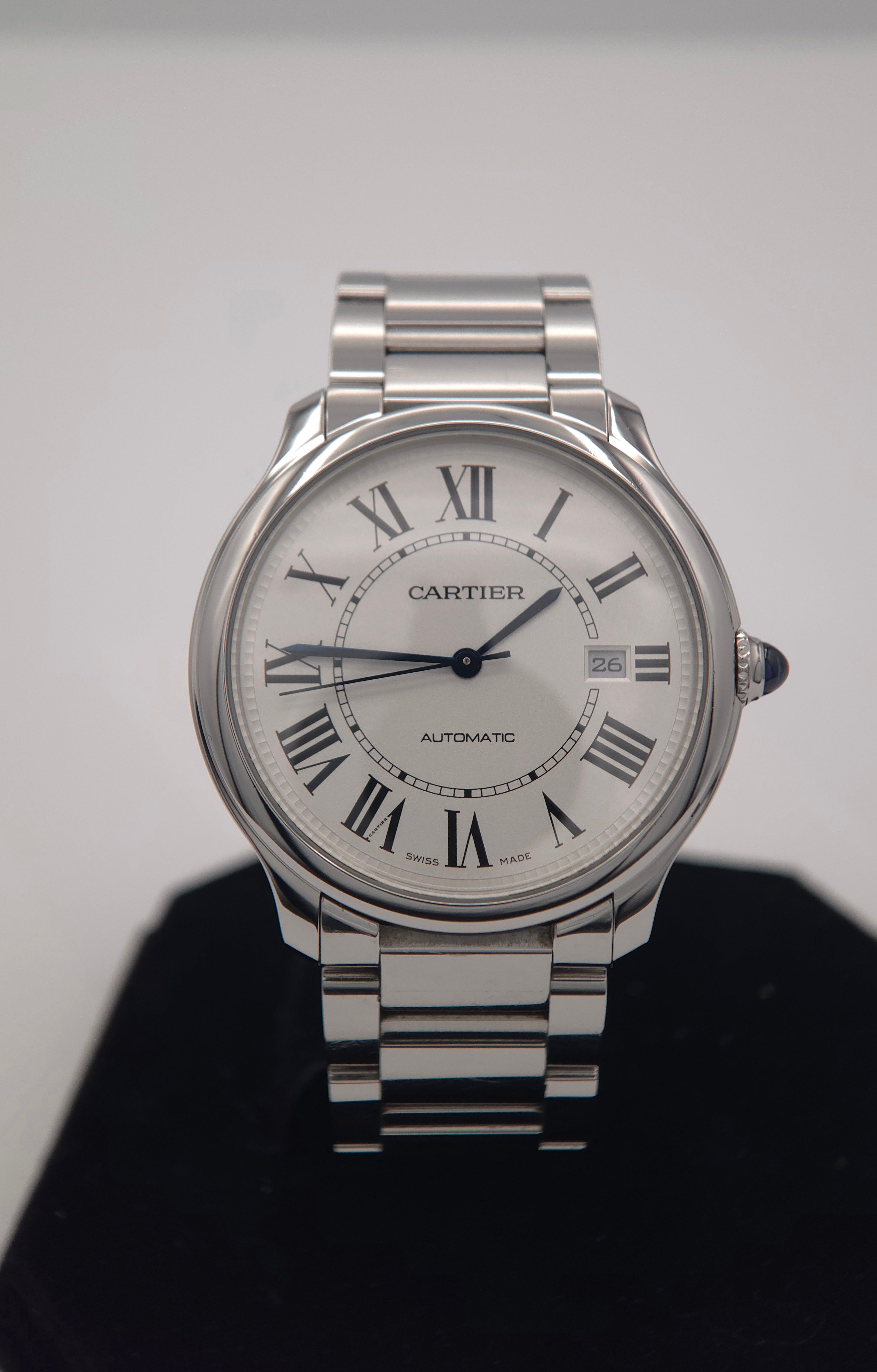 Cartier Ronde Must de Cartier 40mm White Dial WSRN0035 (2022 Warranty Card Only)