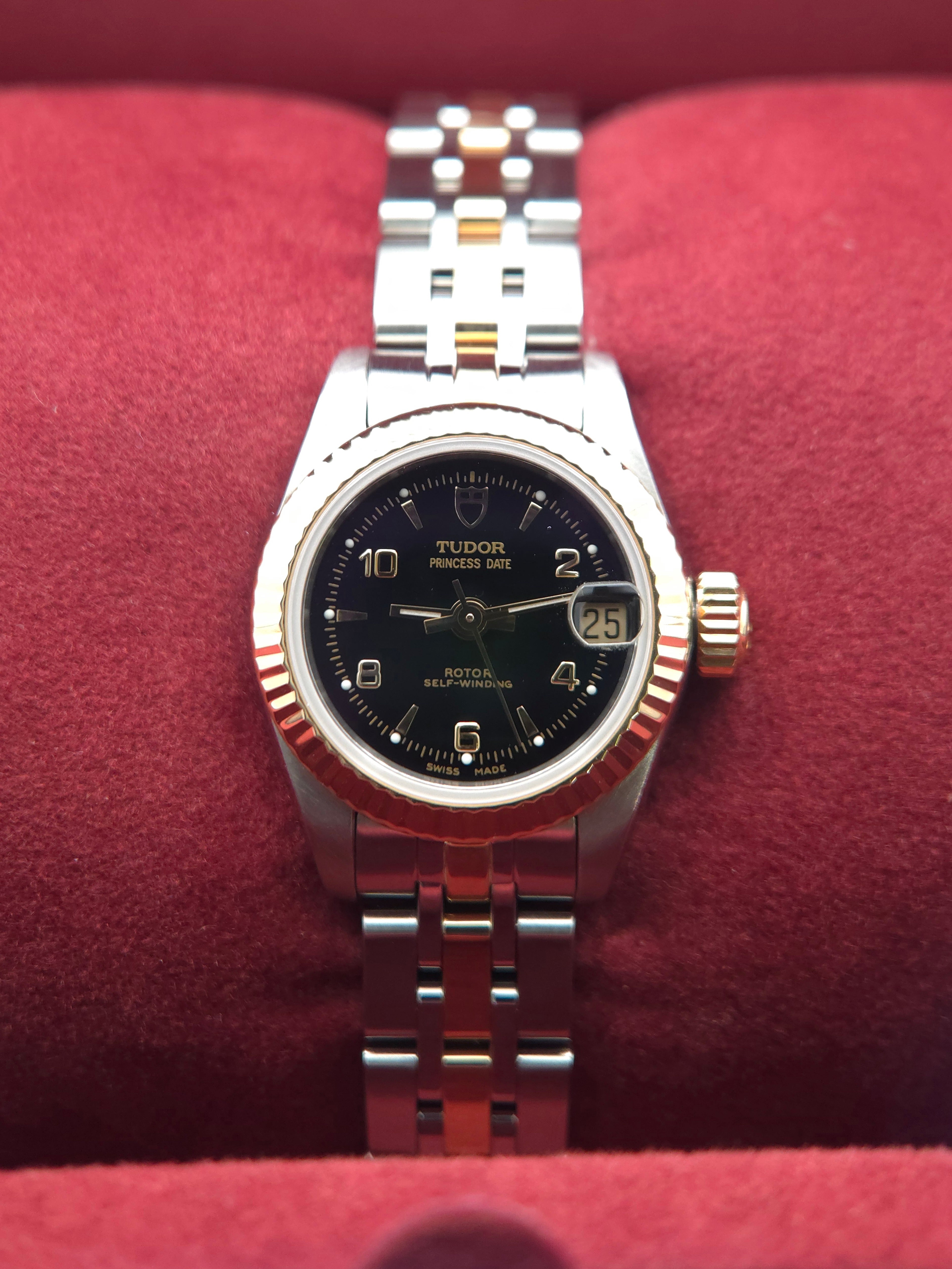 Tudor Princess Date 23mm 92513 Two-Tone (2004 Full Set | Case Back Sticker & Purchase Receipt)