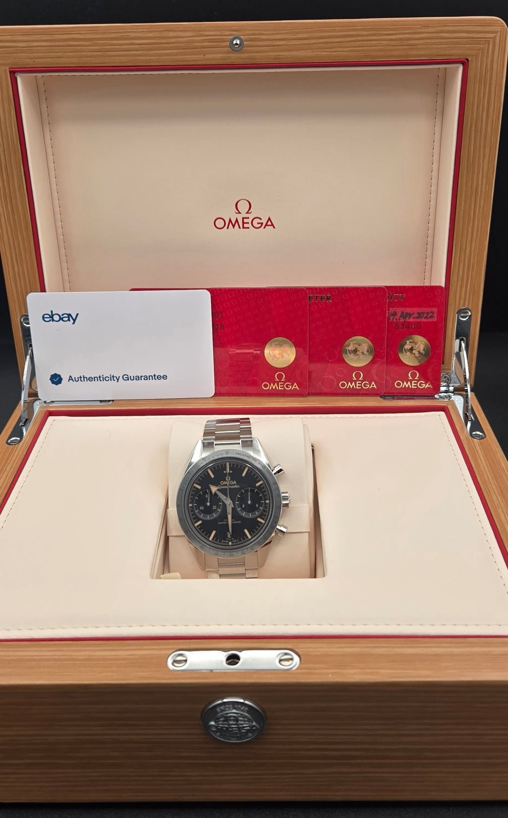 Omega Speedmaster '57 Black Dial Manual Chrono 332.10.41.51.01.001 (Box & Papers | 7" Wrist)