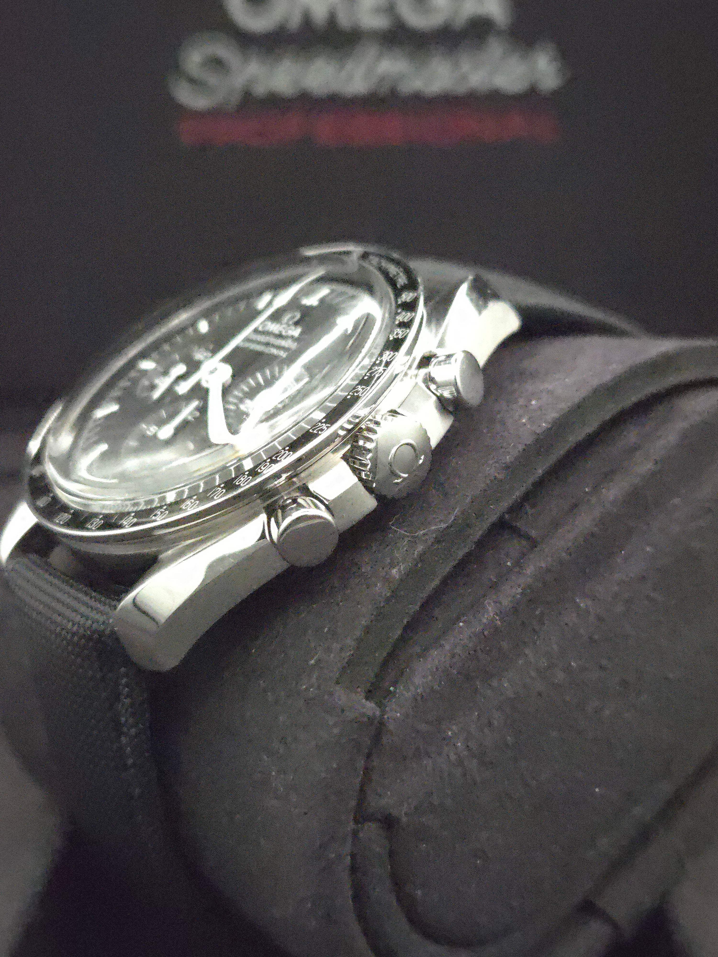 Omega Speedmaster Professional Moonwatch Hesalite 42mm Fabric Strap (Ref: 310.32.42.50.01.001) - Full Set